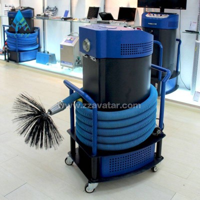 245w Air Duct Cleaning Equipment Grease Cleaner Oil Tank Cleaning Robot Machine Brush Tools