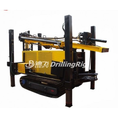 Simple Water Well Drilling Machine Diesel Engine Drilling Rig