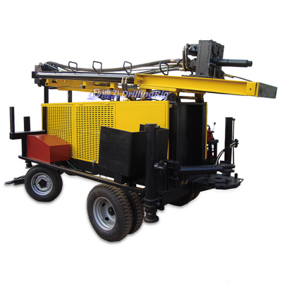 200m DFQ-200W DTH hammer borewell drilling machine for sale