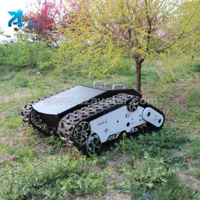 Hot selling products robot caterpillar rubber tracks reconnaissance rc tracked vehicle kit